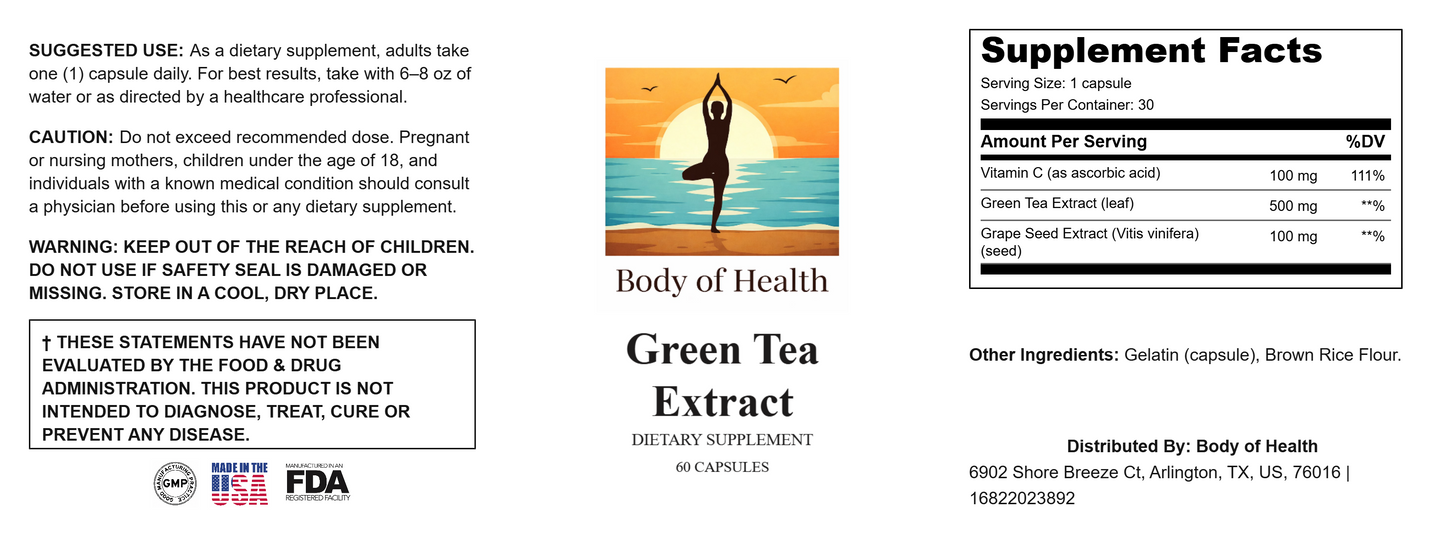 Green Tea Extract Caps image 5