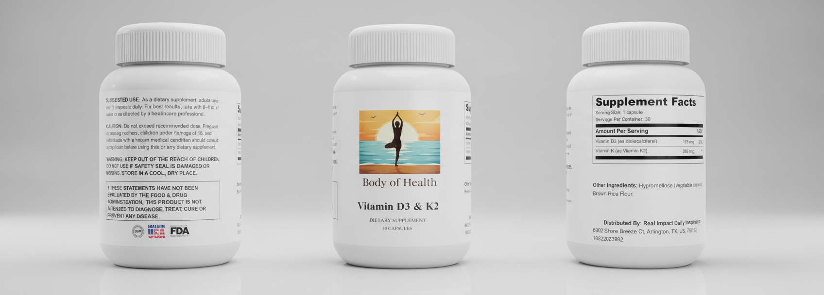 Vitamin D3 K2 Capsules image 4