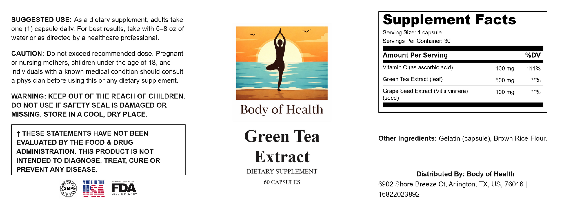 Green Tea Extract Caps image 5