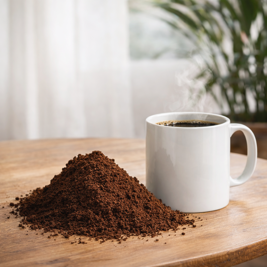 ‘MORNING CLARITY Premium Mushroom Coffee Blend' with Lion's Mane and Chaga mushrooms