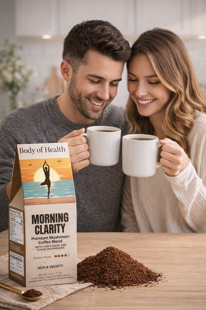 Morning Clarity Premium Mushroom Coffee Blend