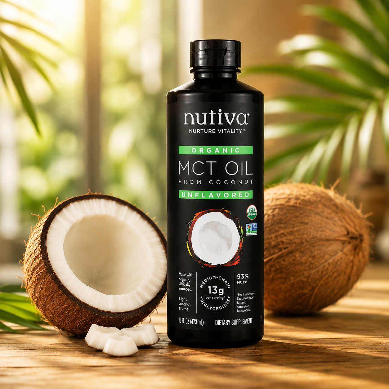 Nutiva Organic MCT Oil - Pure Energy from Coconut