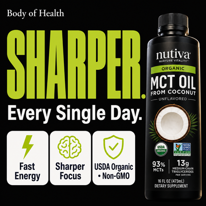 Nutiva Organic MCT Oil - Pure Energy from Coconut