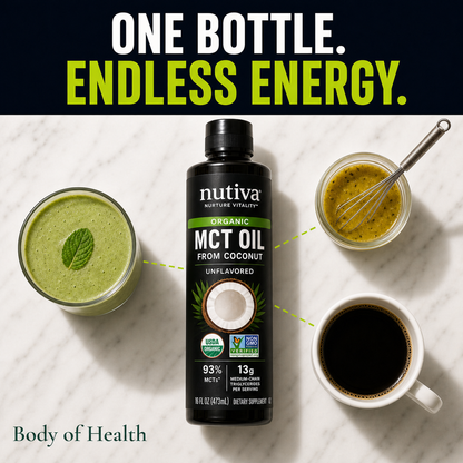 Nutiva Organic MCT Oil - Pure Energy from Coconut
