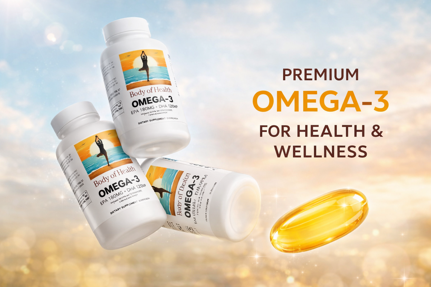 Omega-3 EPA 180mg + DHA 120mg