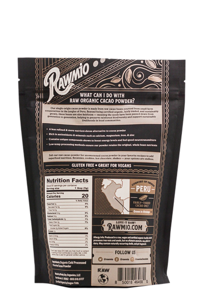 Raw Organic Cacao Powder - 16 oz