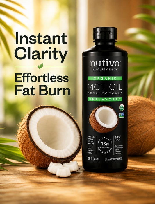 Nutiva Organic MCT Oil - Pure Energy from Coconut